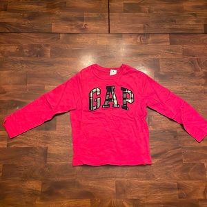 Baby Gap Red Shirt with Buffalo Check